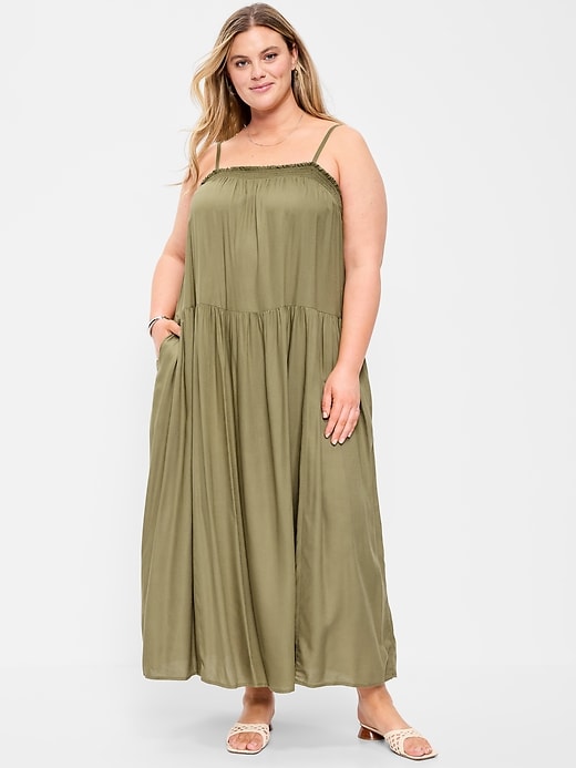 Image number 6 showing, Airy Smocked Maxi Dress