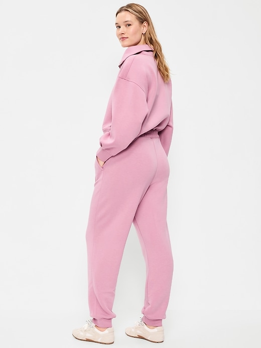 Image number 6 showing, High-Waisted Bounce Fleece Jogger Sweatpants