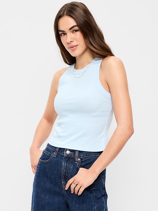 Image number 1 showing, Snug Crop Tank Top