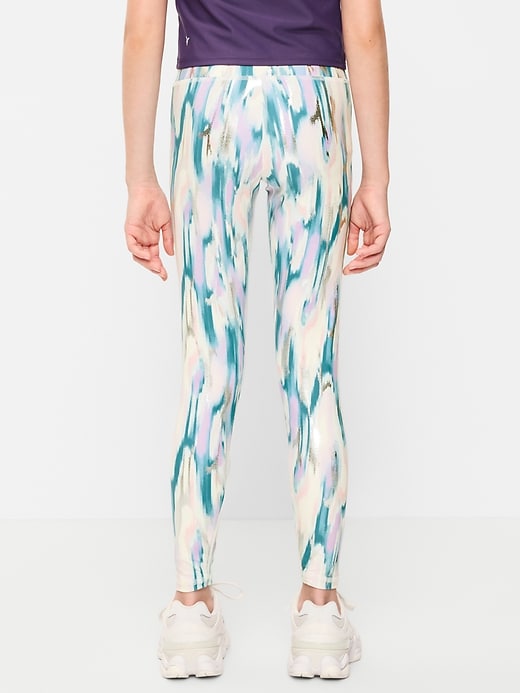 Image number 2 showing, High-Waisted PowerSoft 7/8-Length Leggings for Girls