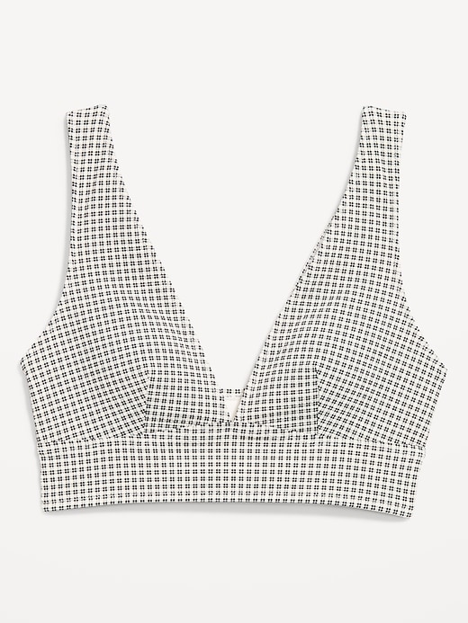 Image number 4 showing, Pique Longline Bikini Swim Top