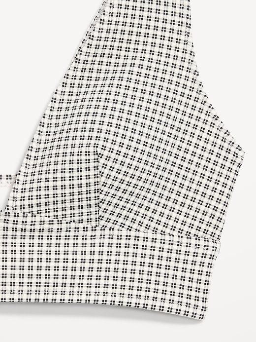 Image number 9 showing, Pique Longline Bikini Swim Top