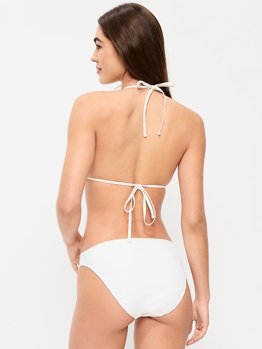 Image number 2 showing, Triangle String Bikini Swim Top