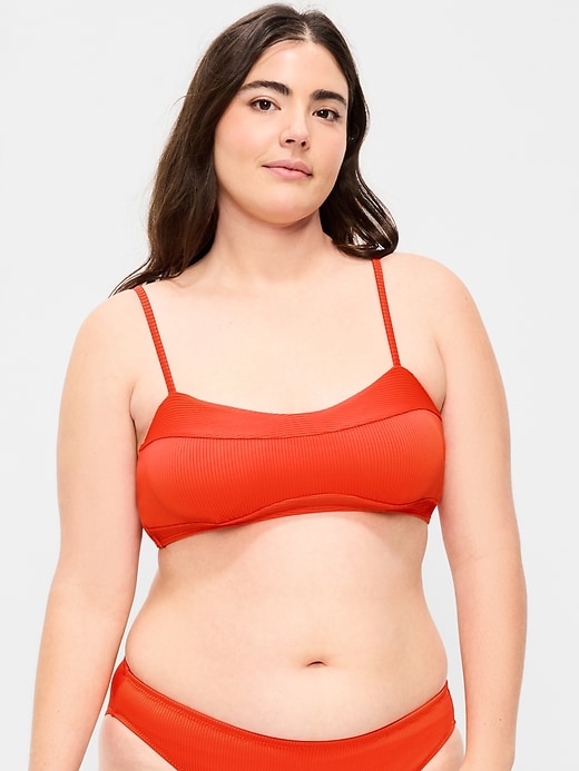 Image number 5 showing, Ribbed Bra Bikini Swim Top