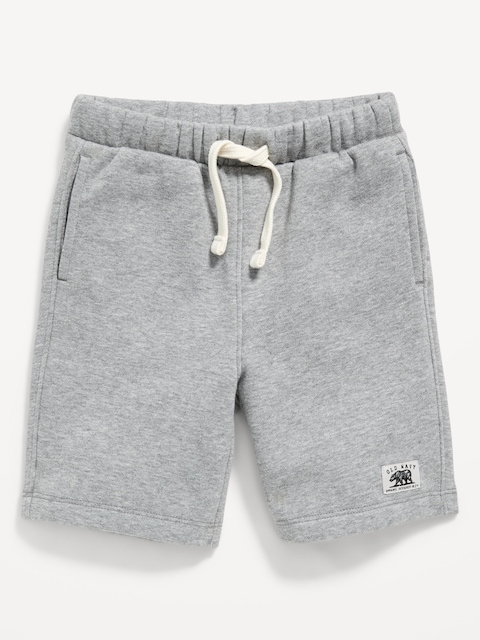 Logo-Graphic Fleece Jogger Shorts for Toddler Boys
