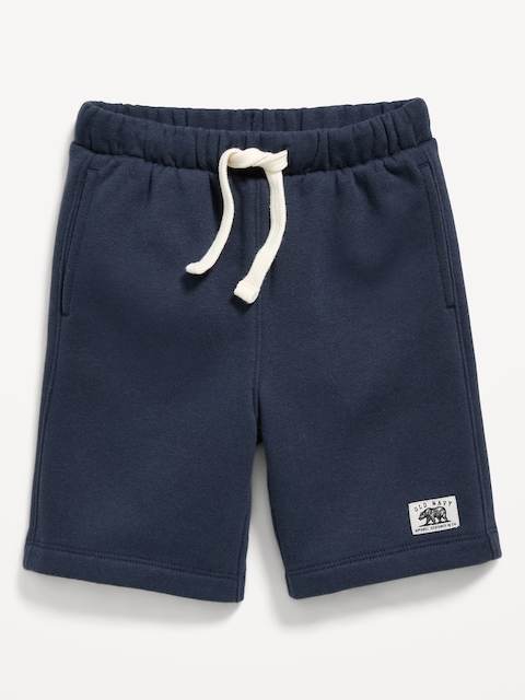 Logo-Graphic Fleece Jogger Shorts for Toddler Boys