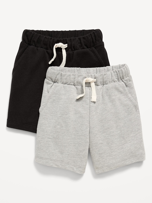 Image number 1 showing, French-Terry Jogger Shorts 2-Pack for Toddler Boys
