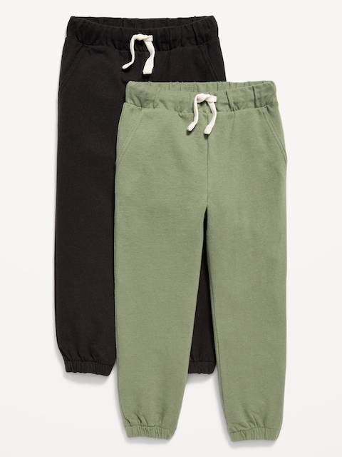 French Terry Joggers 2-Pack for Toddler Boys