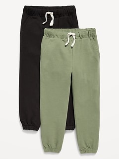 French Terry Joggers 2-Pack for Toddler Boys