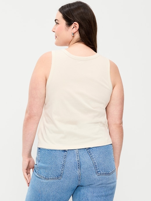 Image number 5 showing, Relaxed Scoop-Neck Tank Top