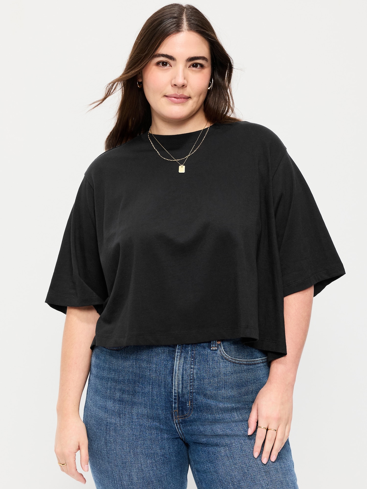 Short-Sleeve Trapeze T-Shirt