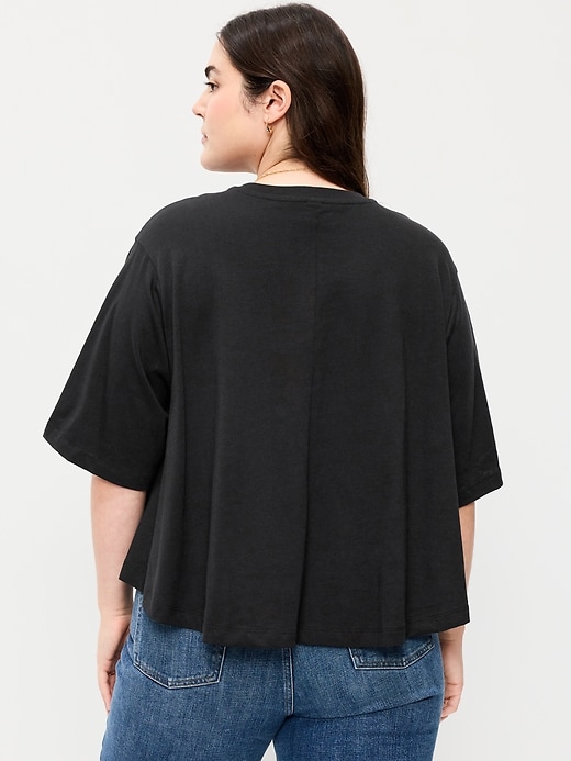 Image number 6 showing, Short-Sleeve Trapeze T-Shirt