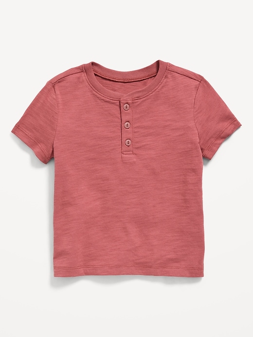Image number 1 showing, Short-Sleeve Henley T-Shirt for Toddler Boys