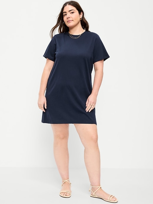 Image number 6 showing, Vintage Crew-Neck Mini T-Shirt Dress
