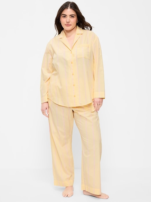 Image number 3 showing, Poplin Pajama Pant Set