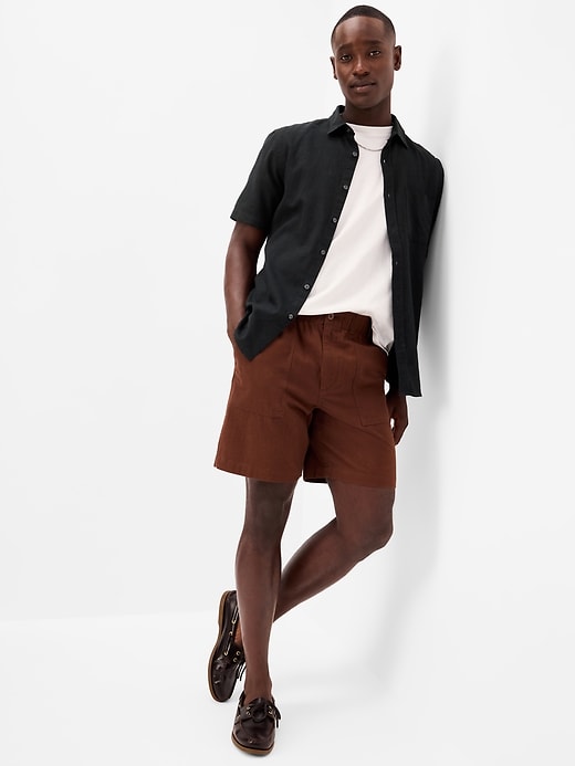 Image number 3 showing, Classic Fit Everyday Linen-Blend Shirt