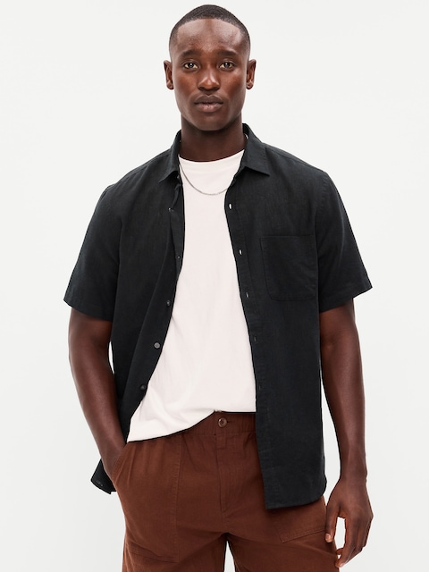 Classic Fit Everyday Linen-Blend Shirt