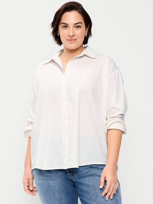 Image number 7 showing, Tie-Back Button-Down Shirt