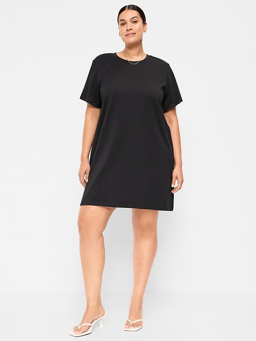 Image number 7 showing, Vintage Crew-Neck Mini T-Shirt Dress