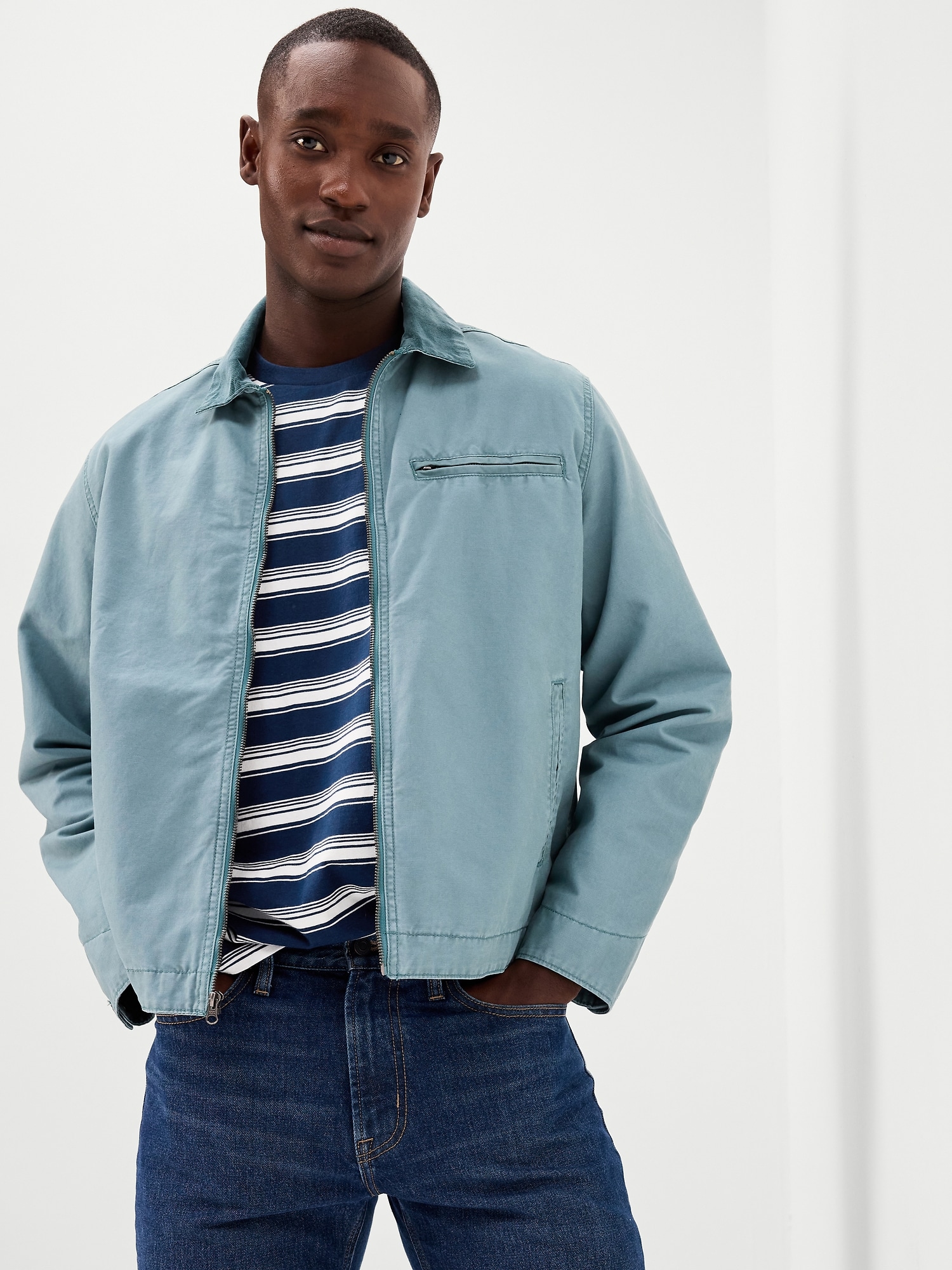 Crew-Neck Striped T-Shirt