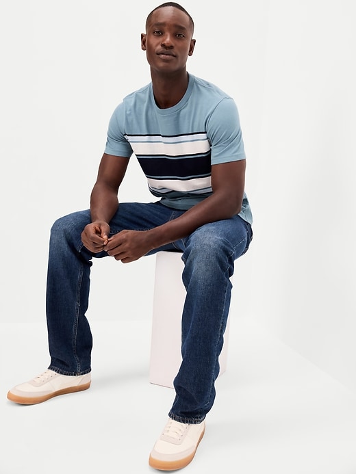 Image number 3 showing, Crew-Neck Striped T-Shirt