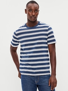 Crew-Neck Striped T-Shirt