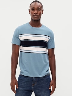 Crew-Neck Striped T-Shirt