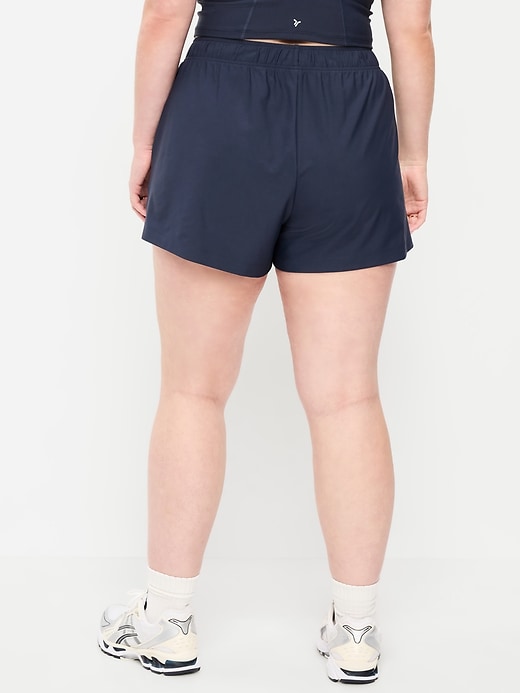 Image number 6 showing, High-Waisted PowerSoft Shorts -- 3.5-inch inseam