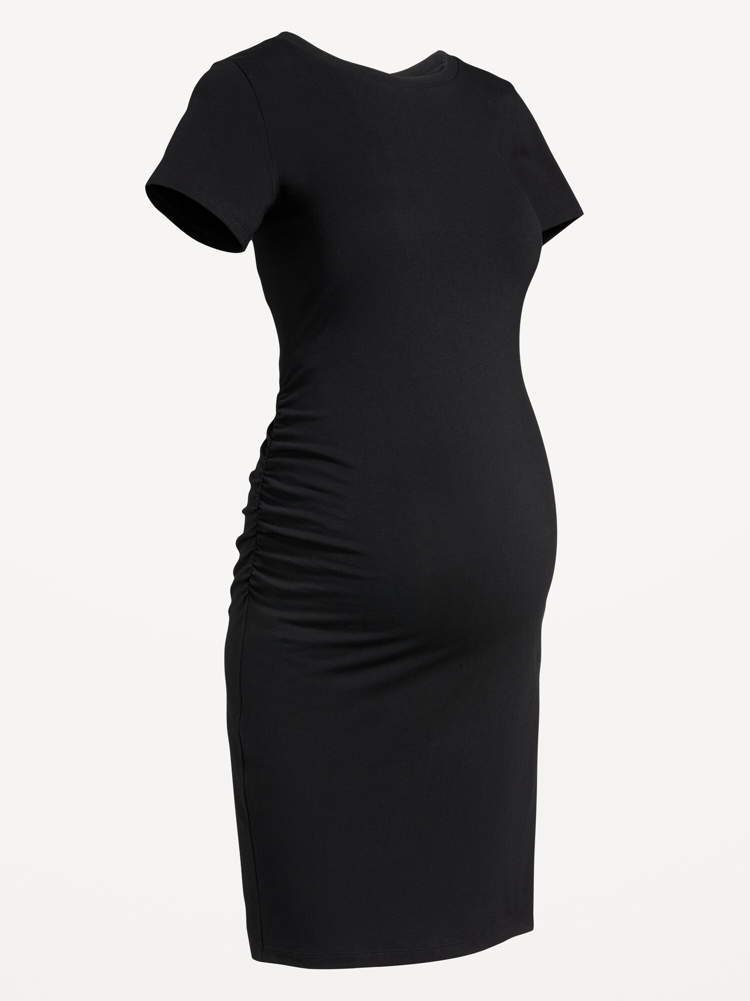 Женское платье Old Navy Maternity Short-Sleeve Bodycon, цвет: Чёрный — фото 4
