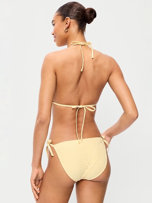 Image number 2 showing, Triangle String Bikini Swim Top