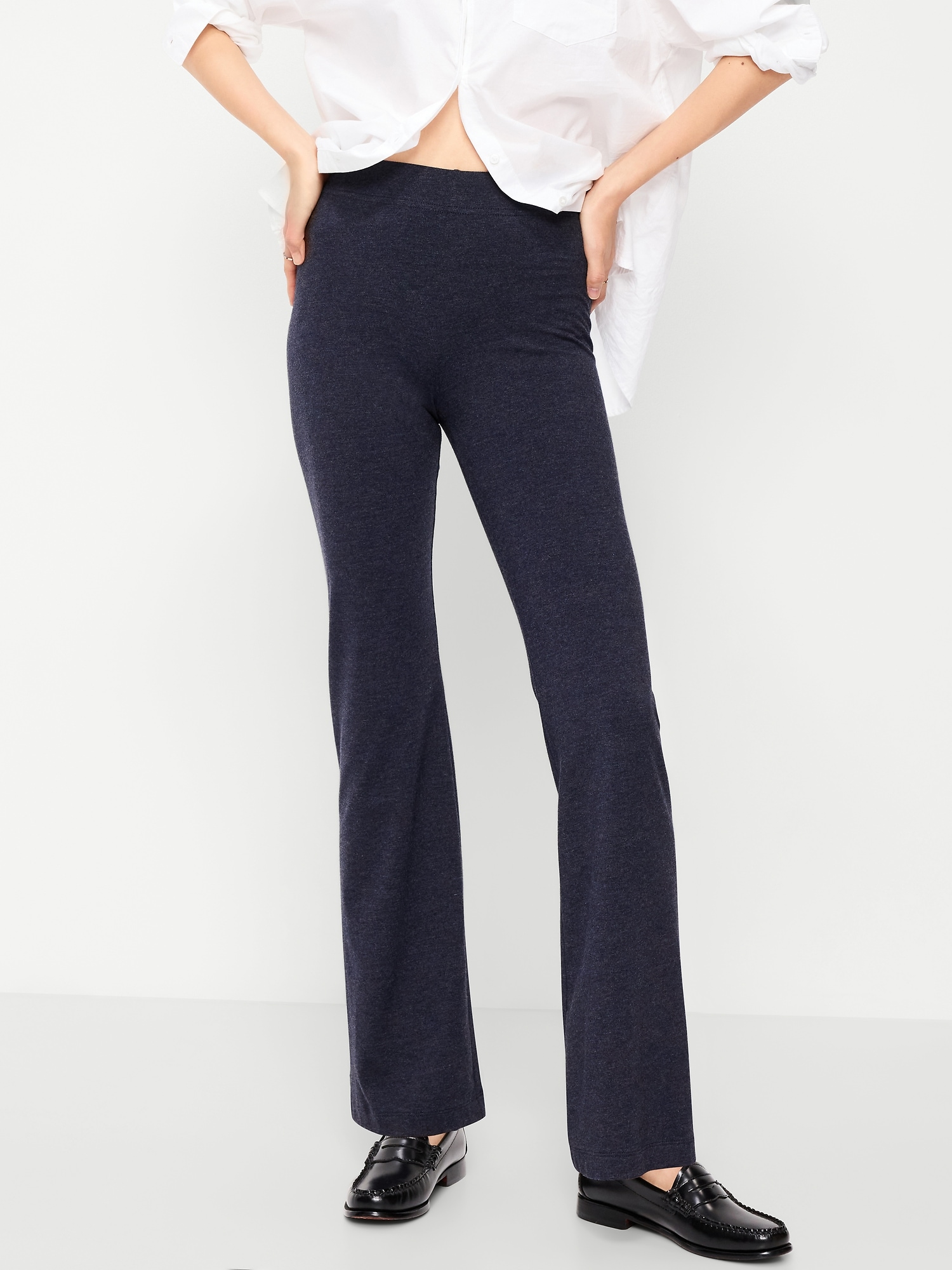 High-Waisted Fashion Flare Leggings