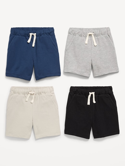 Image number 2 showing, French Terry Shorts 4-Pack for Toddler Boys
