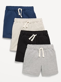 French Terry Shorts 4-Pack for Toddler Boys