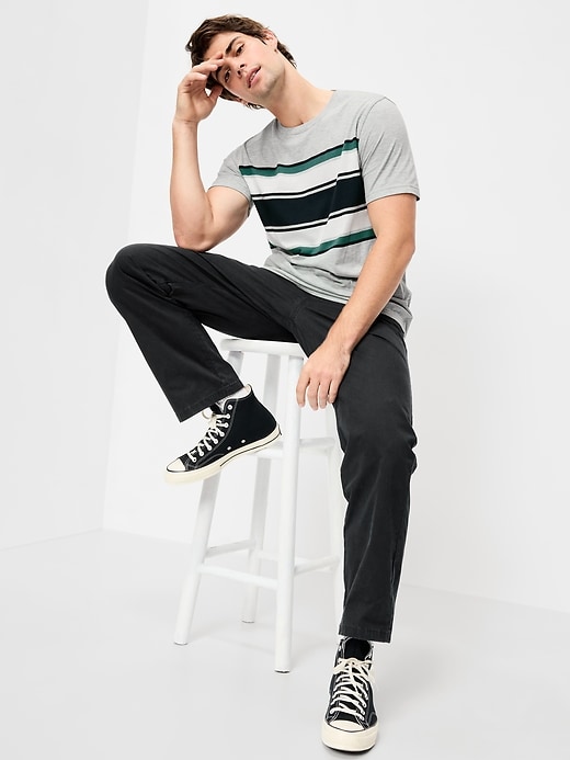 Image number 3 showing, Crew-Neck Striped T-Shirt