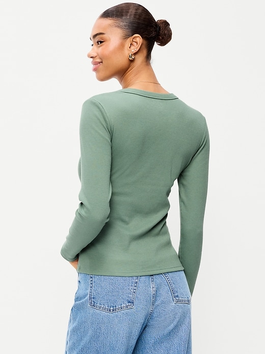 Image number 2 showing, Snug Long-Sleeve Crew-Neck T-Shirt