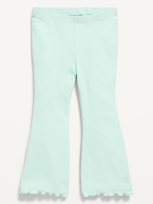 Image number 1 showing, Ribbed Flared Leggings for Toddler Girls