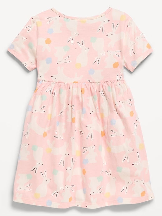 Image number 2 showing, Printed Short-Sleeve Dress for Toddler Girls