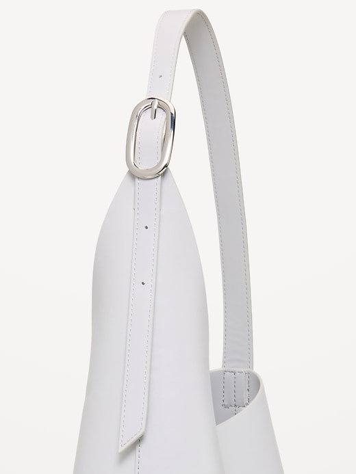 Image number 4 showing, Asymmetrical Structured Tote Bag