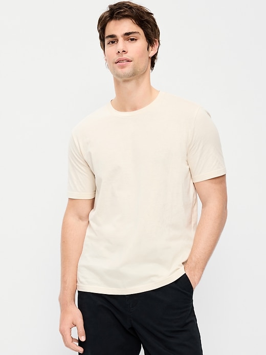 Image number 2 showing, Solid Crew-Neck T-Shirt 3-Pack