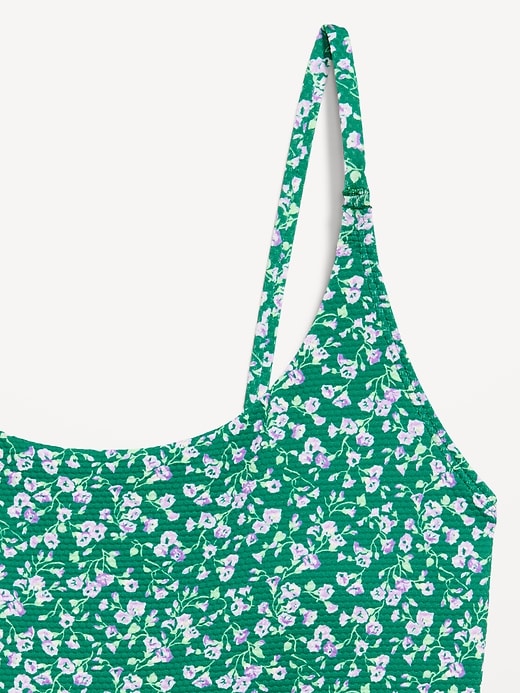 Image number 9 showing, Textured Swim Romper -- 2.5-inch inseam