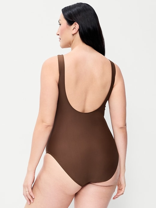 Image number 6 showing, High-Neck One-Piece Swimsuit