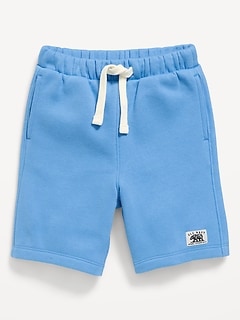 Logo-Graphic Fleece Jogger Shorts for Toddler Boys