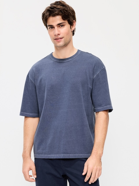Garment-Dyed Heavyweight Cropped T-Shirt
