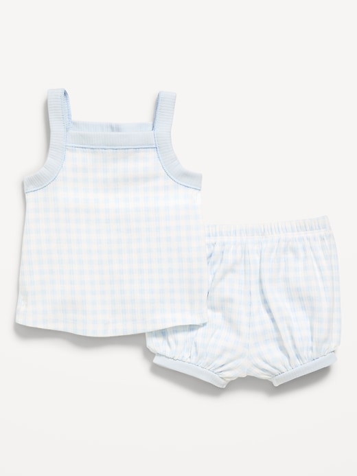 Image number 1 showing, Ribbed Cami Tank and Shorts Set for Baby