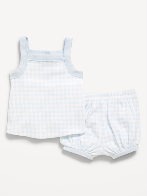Ribbed Cami Tank and Shorts Set for Baby