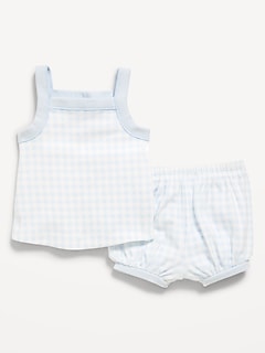 Ribbed Cami Tank and Shorts Set for Baby