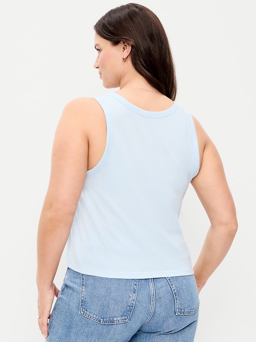 Image number 6 showing, Relaxed Scoop-Neck Tank Top