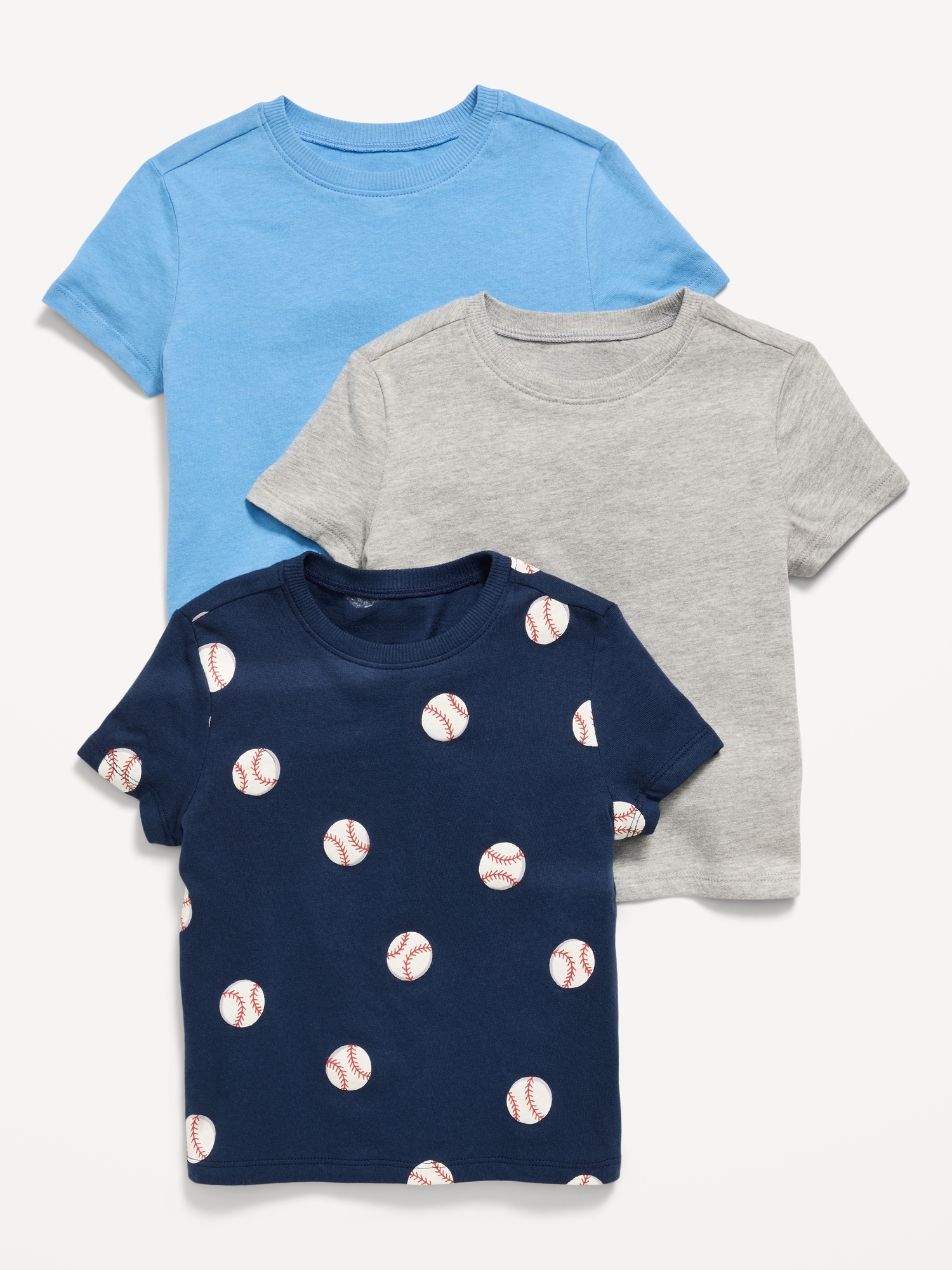 Short-Sleeve T-Shirt 3-Pack for Toddler Boys