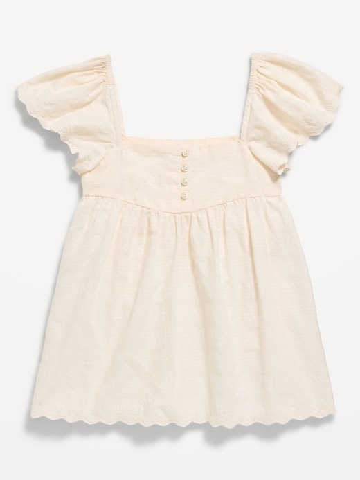 Image number 2 showing, Flutter-Sleeve Textured Top for Girls