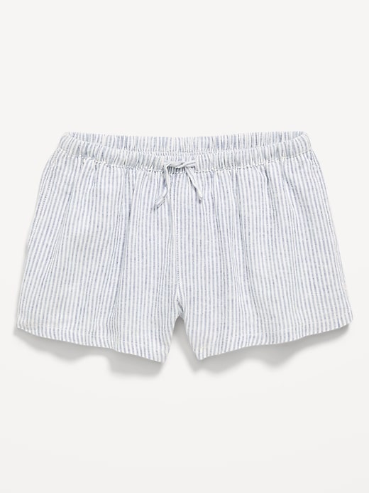 Image number 1 showing, Linen-Blend Shorts for Girls